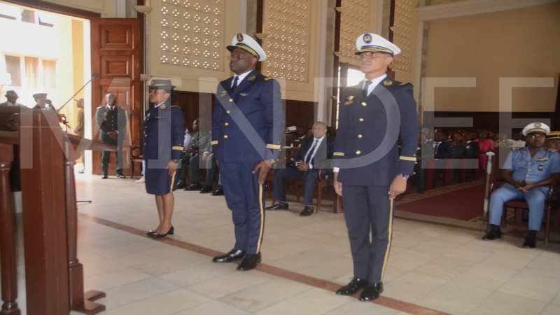 prestation de serment à la cour suprême de 3 magistrats militaires : engagement pour la justice et la défense nationale.