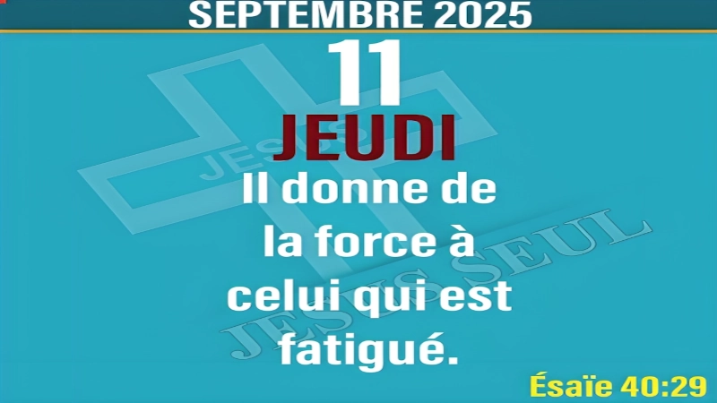 méditation du jeudi 11 septembre 2025 — nombres 14.39-45 : le refus d&rsquo;obéir aux ordres de dieu ou l&rsquo;absence de sa présence dans tout projet ne conduit qu&rsquo;à l&rsquo;échec total.