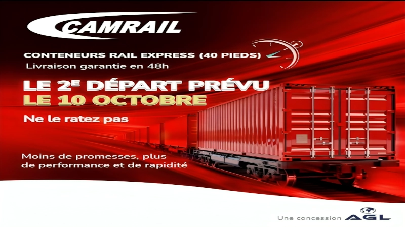 CAMRAIL — Conteneurs Rail Express : Plus rapide, plus fiable, plus performant ! 1 camrail-conteneurs-rail-express-plus-rapide-plus-fiable-plus-performant
