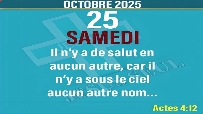 méditation du samedi 25 octobre 2025 — ézéchiel 8:12-18 : dieu n&rsquo;a pas abandonné son peuple.